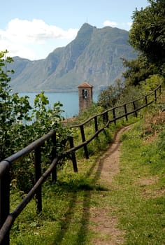 From Lugano,a beautiful walking or hiking trail leads along the shores of Lake Lugano through olive groves to Gandria.