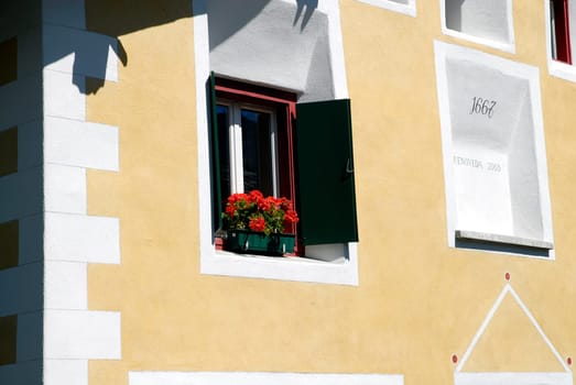 The Engadine House is the castle of the farmers,made of solid stone like the peaks of the mountains. The archetype of the classic Engadine house goes back to the middle of the 15th century. It was an architectural revolution,as a house,store and stable ni