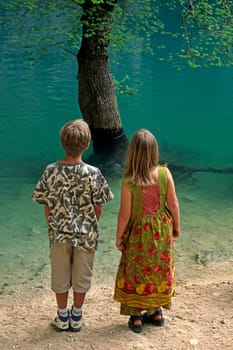 At the water's edge