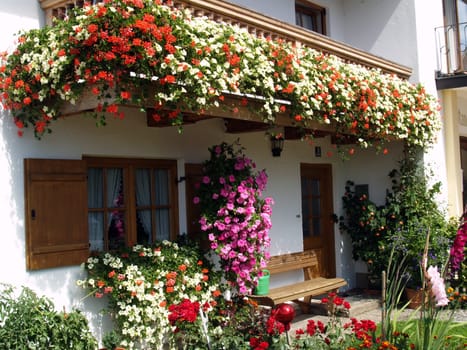 Bavarian-style balcony