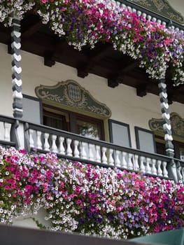 Balcony in Bavarian style