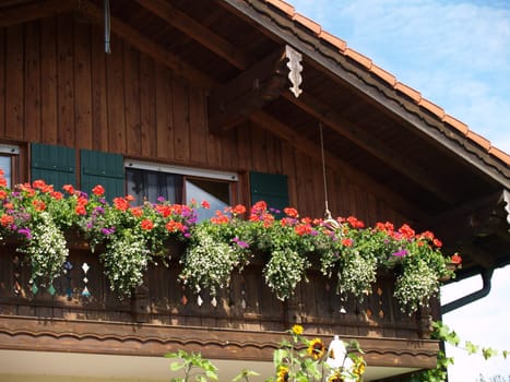Bavarian-style balcony