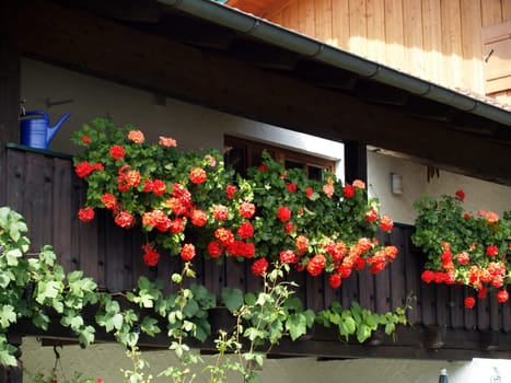 Bavarian-style balcony