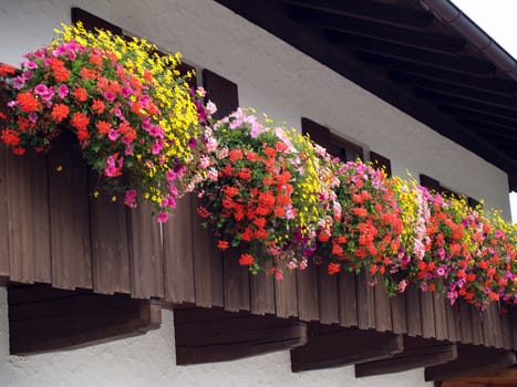 Bavarian-style balcony
