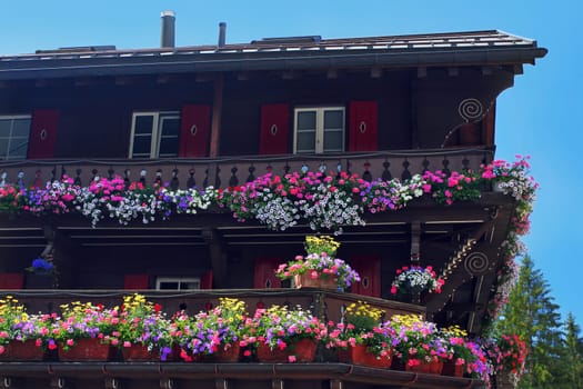Flower façade