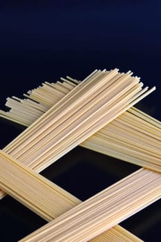Spaghetti arranged differently