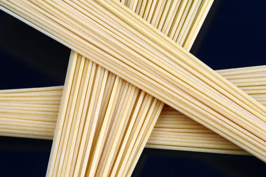 Spaghetti arranged differently