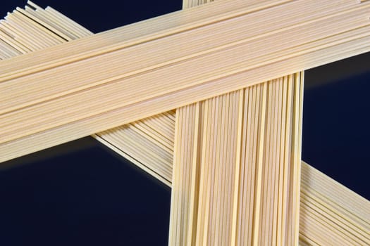 Spaghetti arranged differently