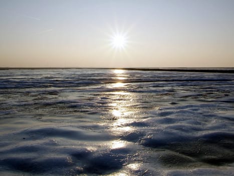 Wadden Sea in winter