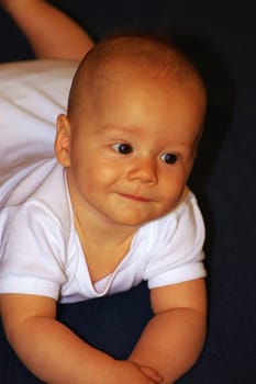 The most beautiful thing in the world ------a smile of a child------but in this case it took a long time to elicit one from the little man!