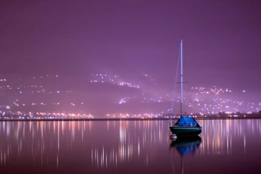 Night at the lake