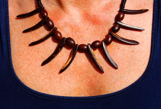 Necklace of seeds and fruits