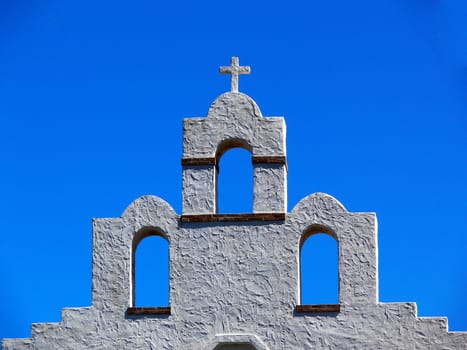 Marinella,Golfo di Marinella,white church,church detail