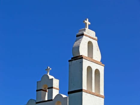 Marinella,Golfo di Marinella,white church,church detail