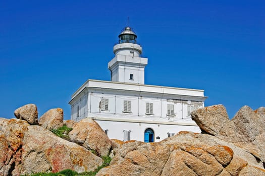 Capo Testa,near Santa di Gallura,lighthouse