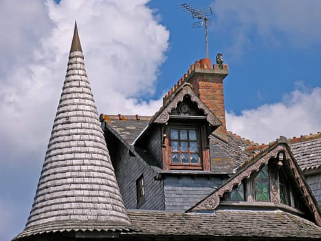 Mont-Dol,half-timbered house