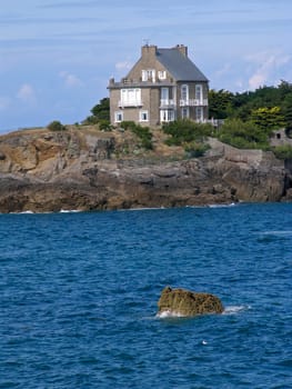 Rothéneuf,house by the sea