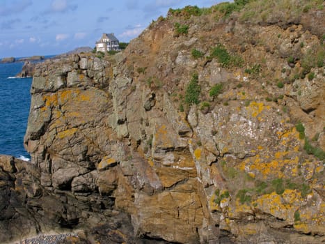 Rothéneuf,house by the sea