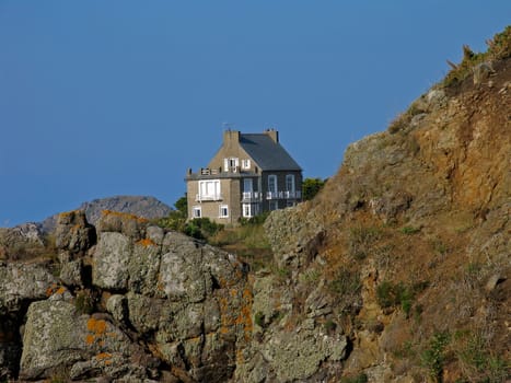 Rothéneuf,house by the sea