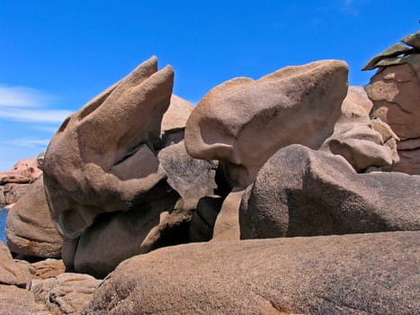 Ploumanac&#039 h, Felsen