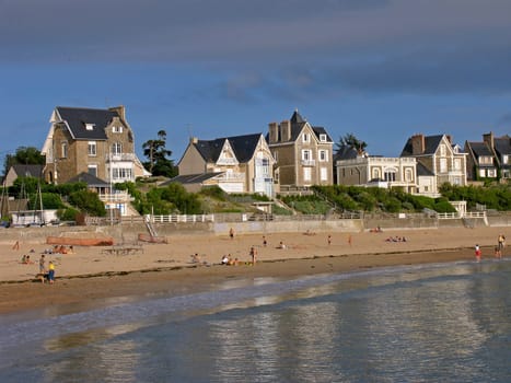 Rothéneuf,Houses by the sea