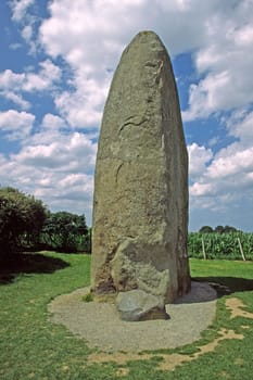 Menhir du Champ Dolent,Brittany