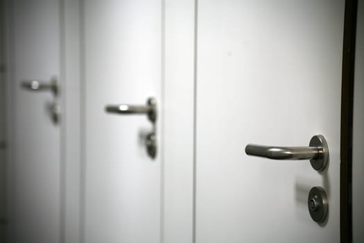 Toilet doors