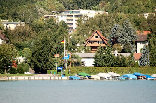 German banks of the Rhine Waldshut