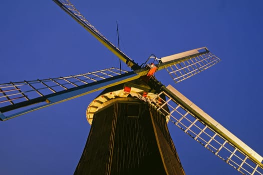 Windmill in the evening