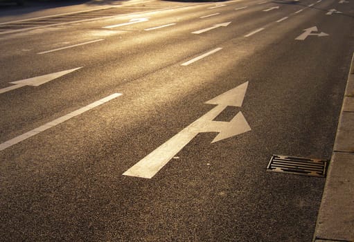 Road arrow
