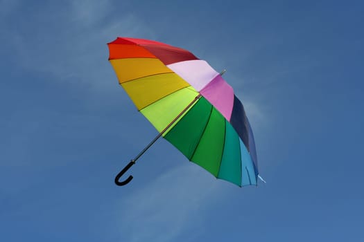 Flying umbrella