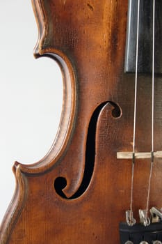 Was able to lend me this old violin. I am fascinated by the aesthetics of this instrument.