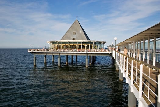 Island of Usedom,pier in Heringsdorf