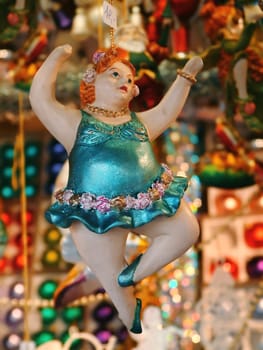 The dancer as a Christmas tree decoration