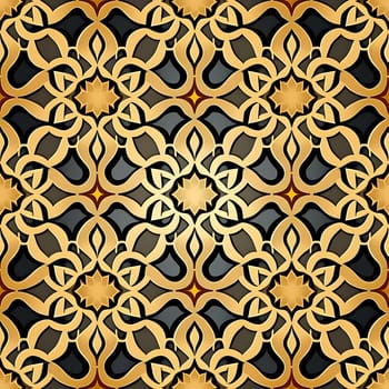 arabic ornament wallpaper and texture, neural network generated art. Digitally generated image. Not based on any actual person, scene or pattern.