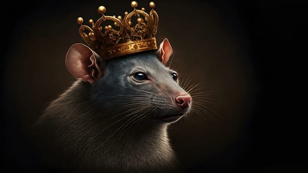 rat king medieval portrait, neural network generated art. Digitally generated image. Not based on any actual person, scene or pattern.