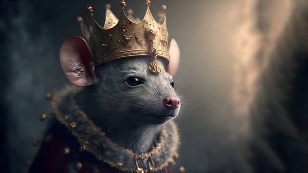 rat king medieval portrait, neural network generated art. Digitally generated image. Not based on any actual person, scene or pattern.