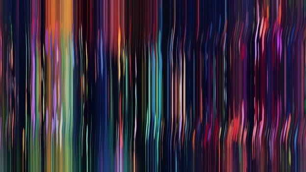 Abstract speed motion blur striped glitchy distorted background and wallpaper. Neural network generated in May 2023. Not based on any actual scene or pattern.