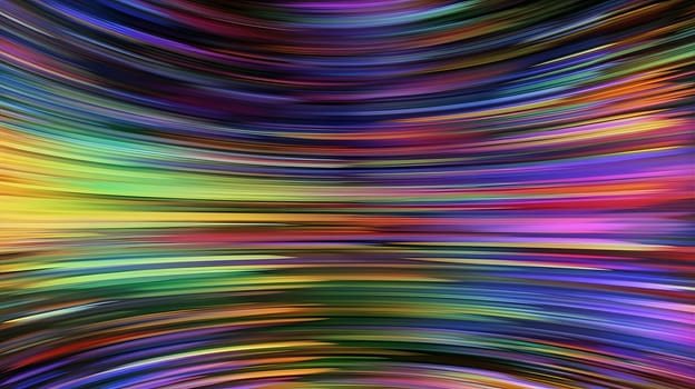 Abstract speed motion blur striped glitchy distorted background and wallpaper. Neural network generated in May 2023. Not based on any actual scene or pattern.