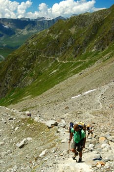Hiking in the Savoy Alps France