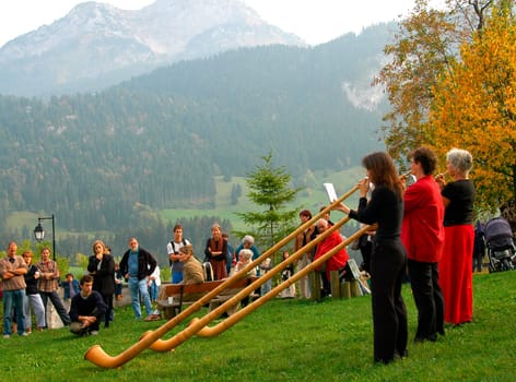 Alphorn Concert,Switzerland