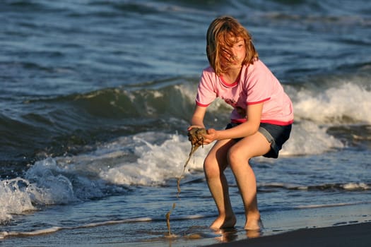 Girl on the beach