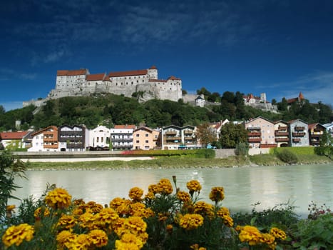 Castle in Burghausen