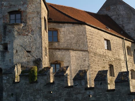 Castle complex in Burghausen