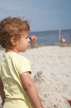 Child on the beach
