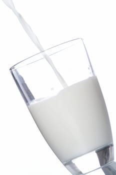 Milch einschenken