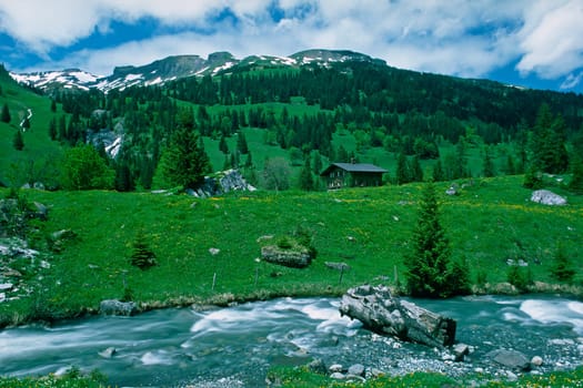 Landscape near Grindelwald,Rosenlaui