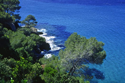 Landscape on the Mediterranean Sea