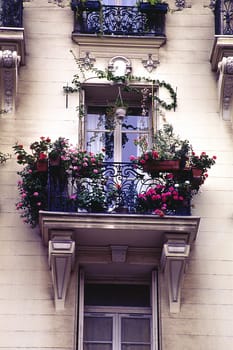 Nice,house detail with balcony