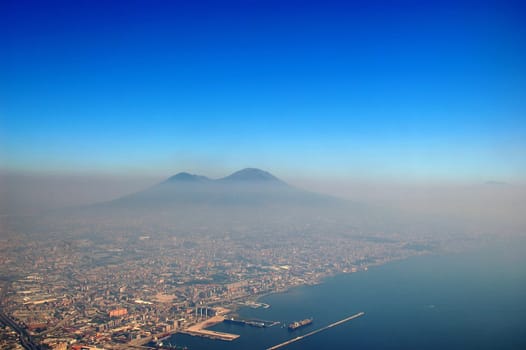 Naples in the fog